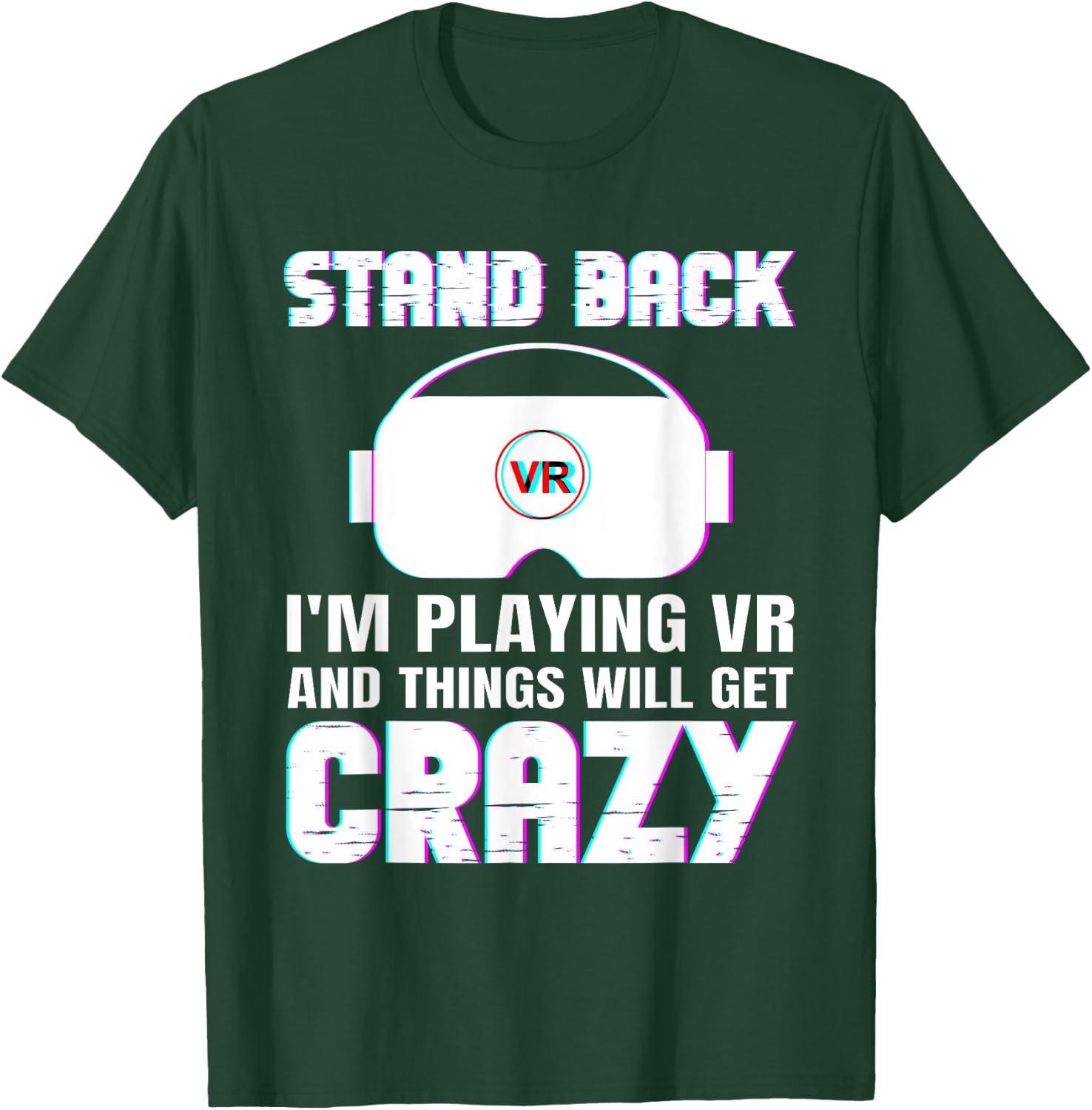 Funny VR Gaming Design Women Virtual Reality Lover T-Shirt - T-Shirt | Forest