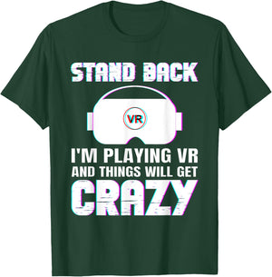 Funny VR Gaming Design Women Virtual Reality Lover T-Shirt - T-Shirt | Forest