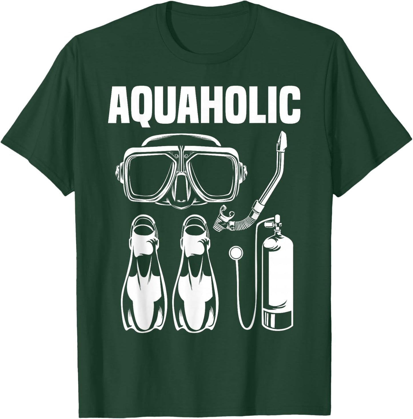 Cool Scuba Diving Themed Design Women Scuba Dive T-Shirt - T-Shirt | Forest