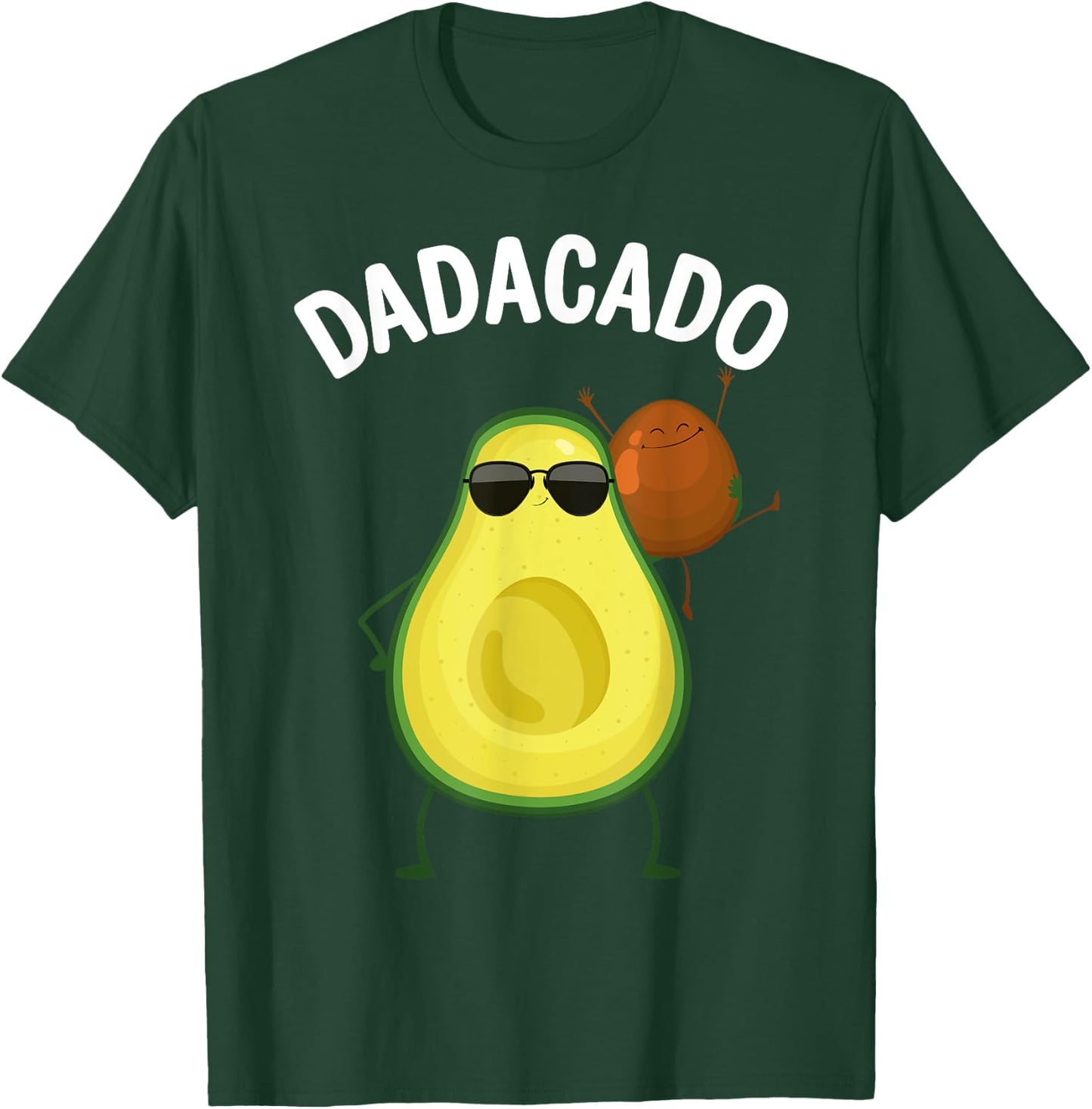 Cute Avocado Design For Dad Men Fruit Avocado Pear Lovers T-Shirt - T-Shirt | Forest