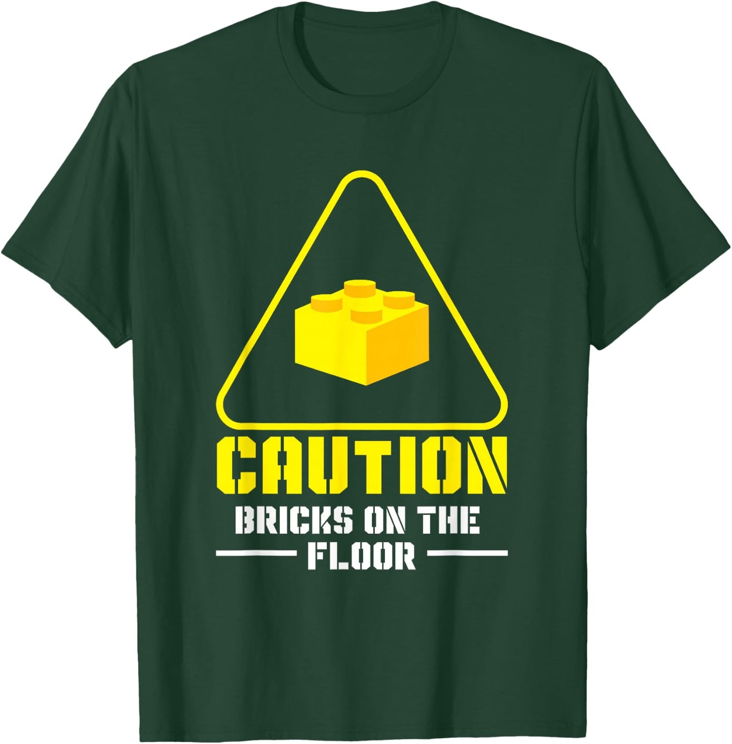 Master Builder Bricks Blocks Play Toys T-Shirt - T-Shirt | Forest