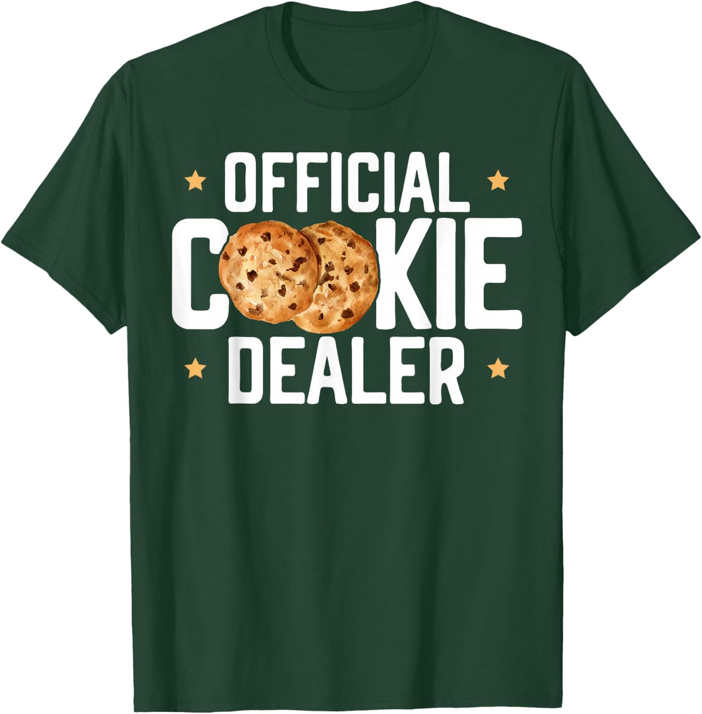 Official Cookie Dealer Sweet Dessert Cookie Baking T-Shirt - T-Shirt | Forest