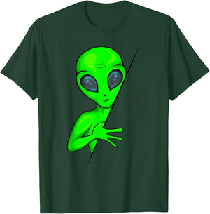 Alien Ufo Kids T-Shirt - T-Shirt | Forest