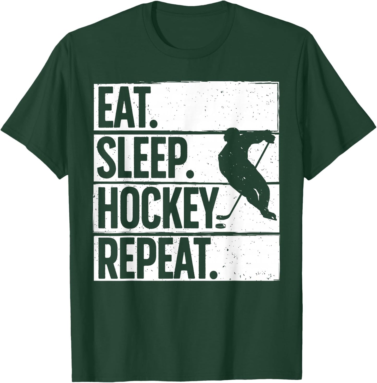 Cute Ice Hockey Women Hockey Lover Goalie Sports T-Shirt - T-Shirt | Forest