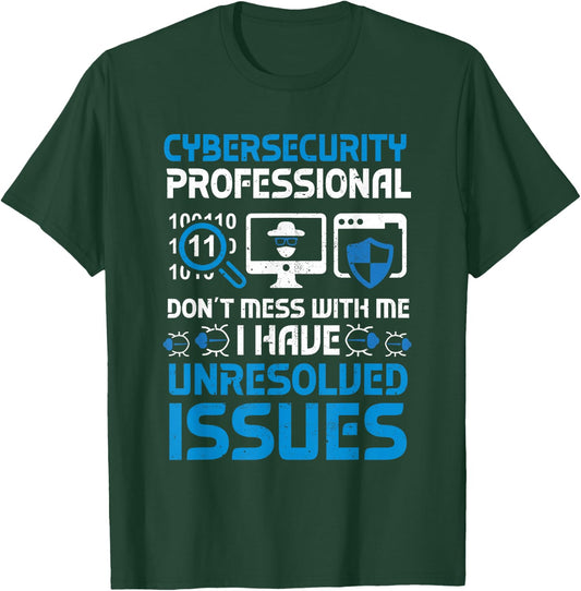 Cyber security Professional Funny IT Security Ethical hacker T-Shirt - T-Shirt | Forest
