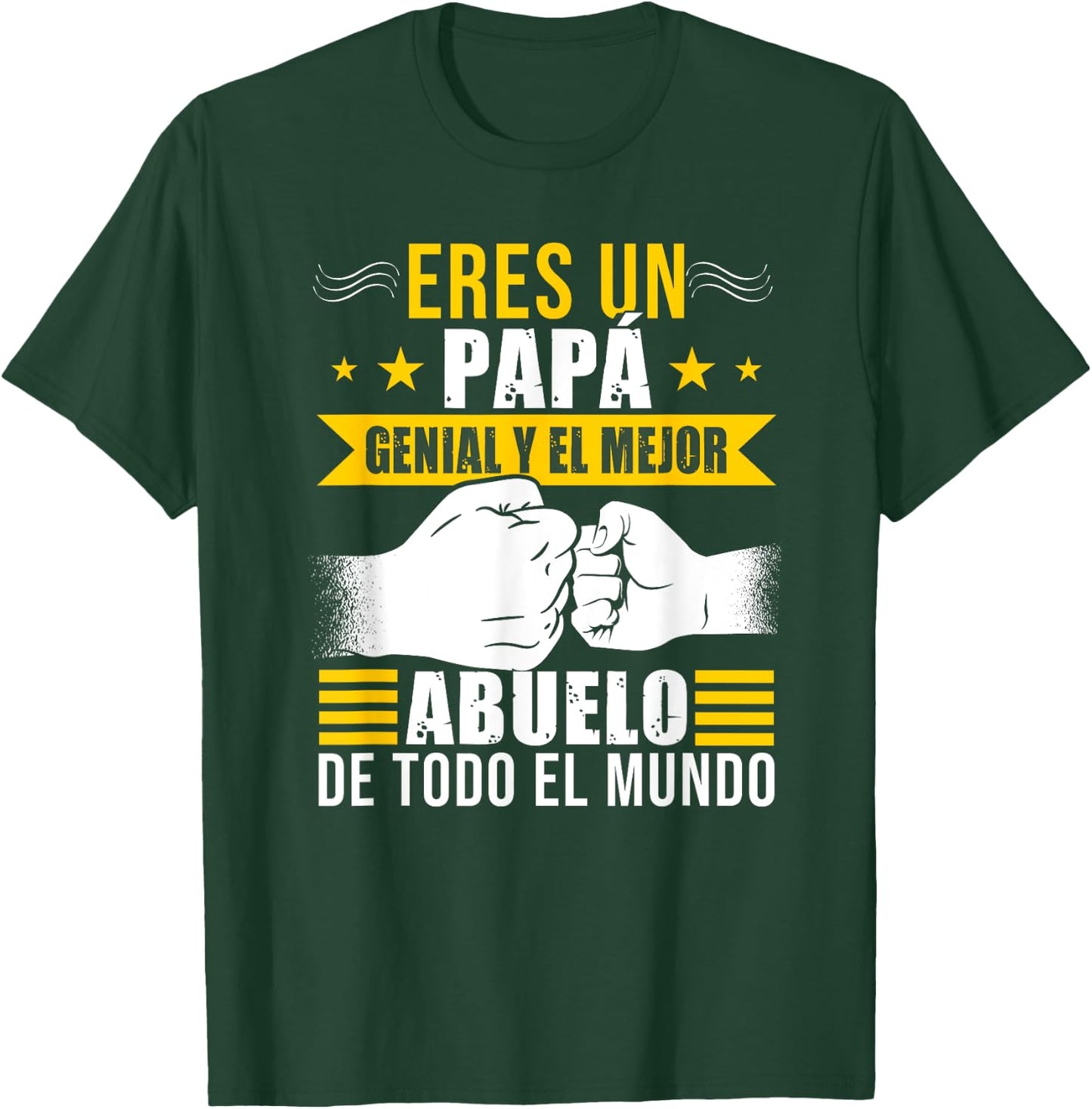 Papa Spanish Grandfather Abuelo Funny Fathers Day T-Shirt - T-Shirt | Forest