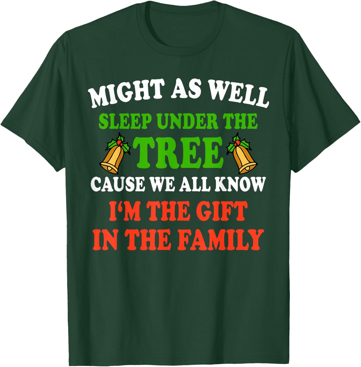 Santa Claus Christmas Holiday Pajamas Gift | Girls & Boys T-Shirt - T-Shirt | Forest
