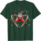 Skiing Santa Christmas Ski Winter Sport X-Mas Pajama Skier T-Shirt - T-Shirt | Forest
