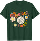Volleyball Game Day Vibes Volleyball Mom Girl Cheerleader T-Shirt - T-Shirt | Forest