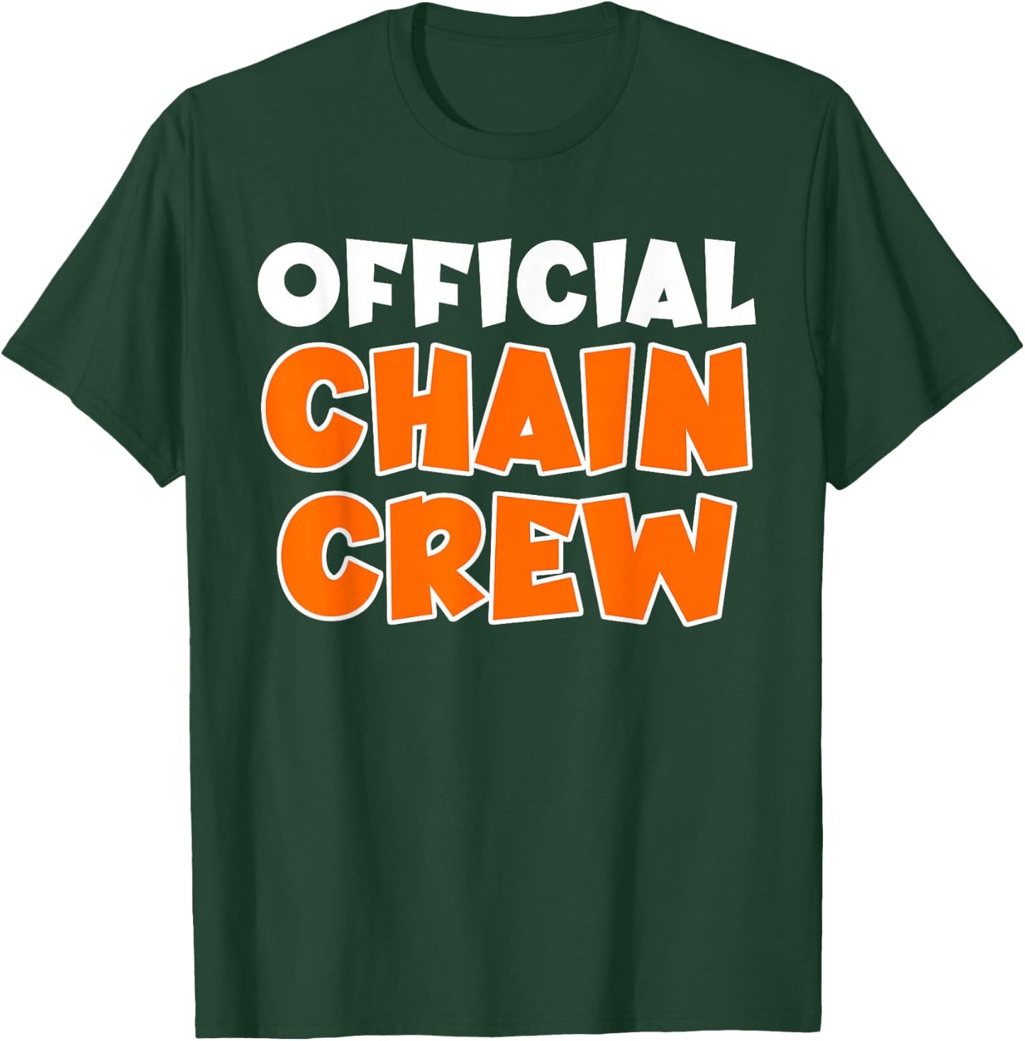 Official Chain Crew American Football Game T-Shirt - T-Shirt | Forest