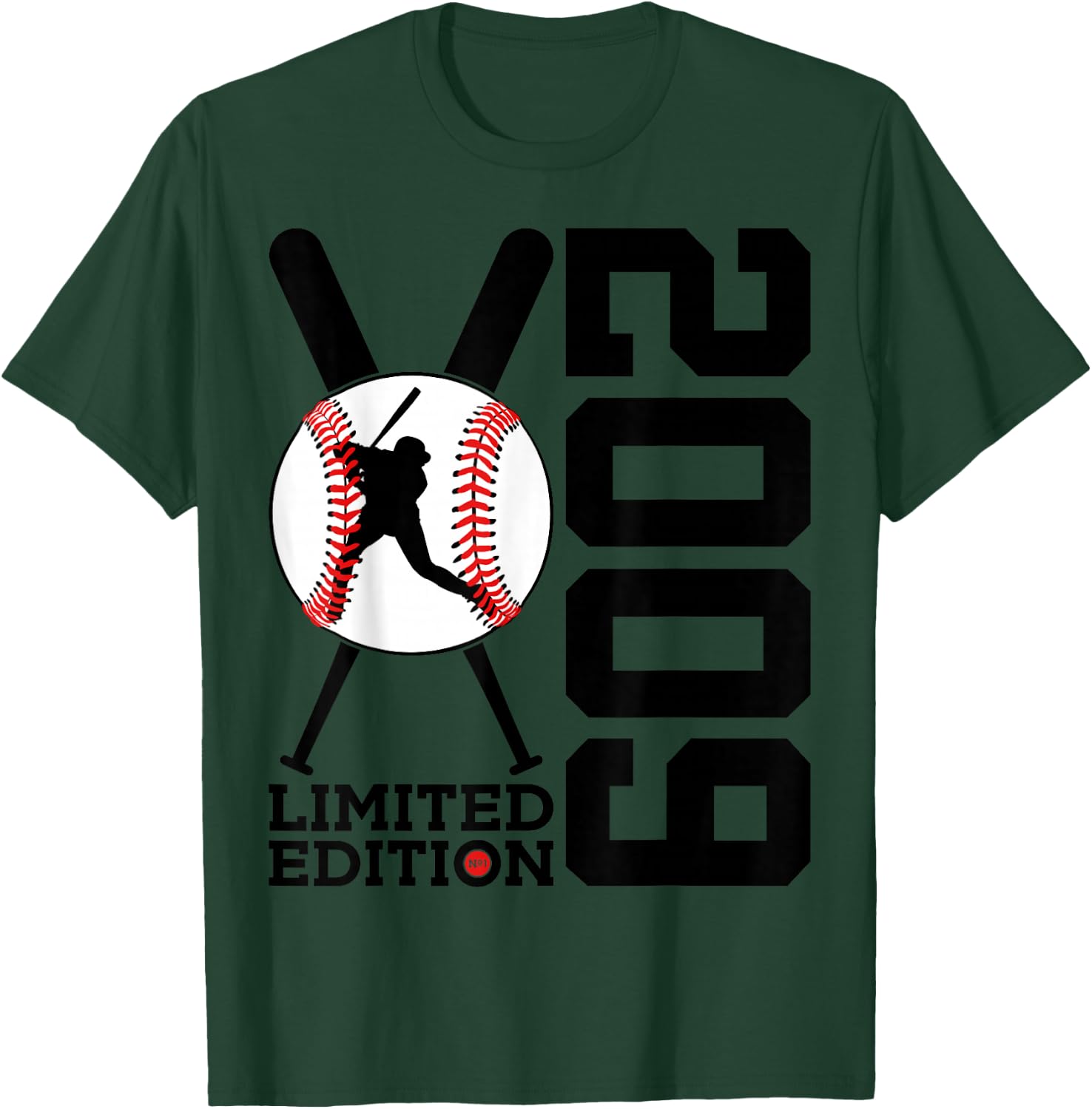 16th BIRTHDAY BASEBALL LIMITED EDITION 2009 T-Shirt - T-Shirt | Forest