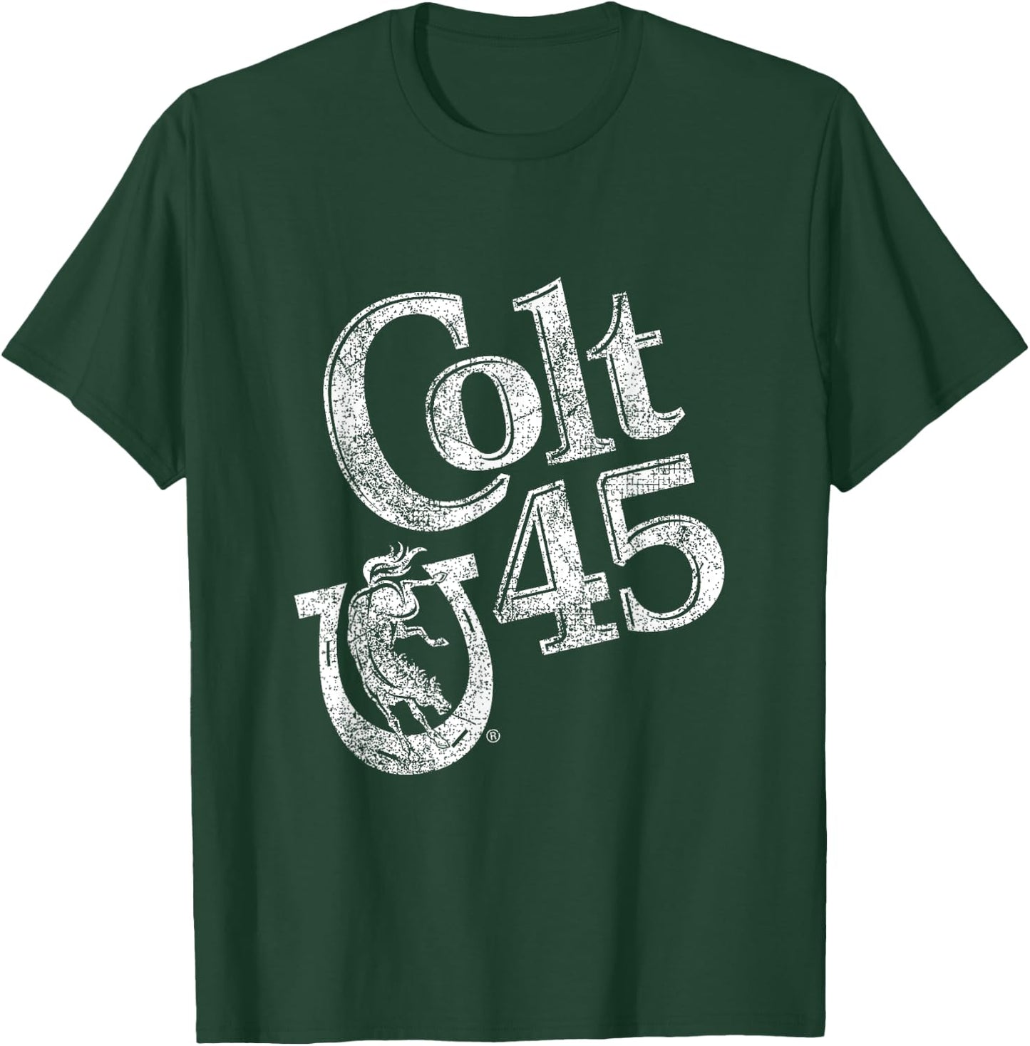 Colt 45 Beer Vintage Style - Logo T-Shirt - T-Shirt | Forest