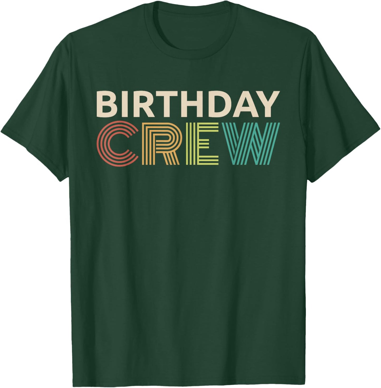 Birthday Crew Matching Men Women Kids Group Birthday Party T-Shirt - T-Shirt | Forest