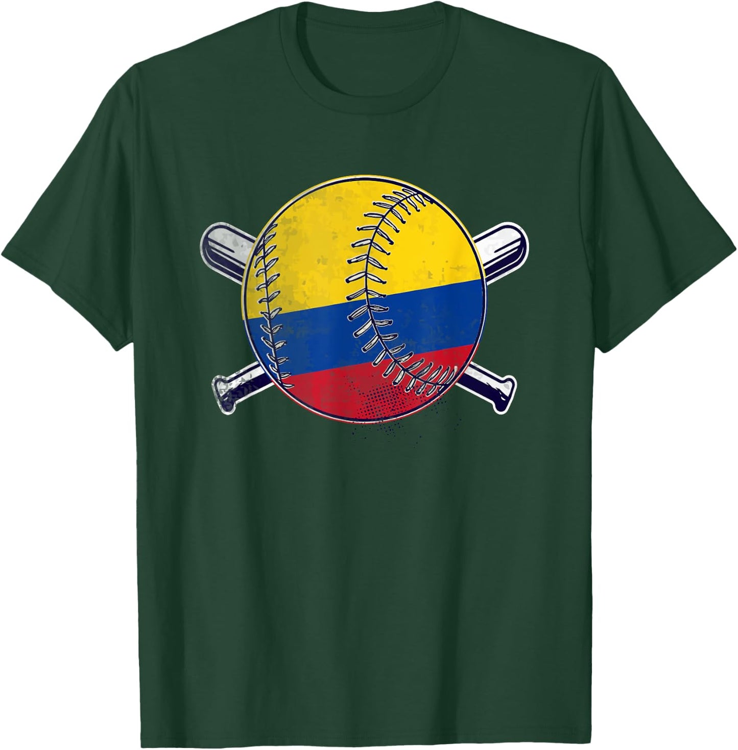 Colombian Baseball Sport Colombia Baseball T-Shirt - T-Shirt | Forest