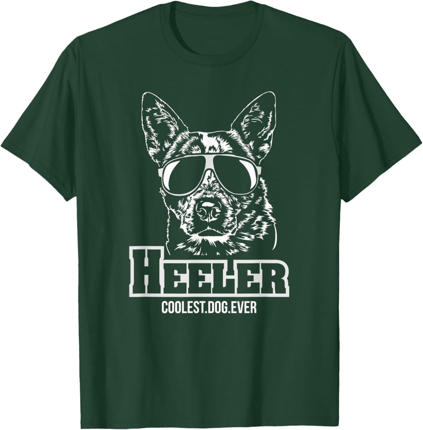 Blue Heeler cool hund gift Shirt funny dog T-Shirt - T-Shirt | Forest