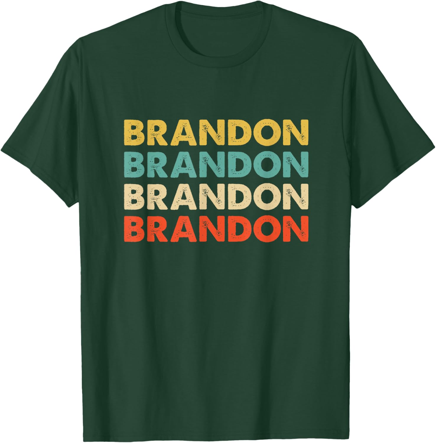 Brandon Name T-Shirt - T-Shirt | Forest