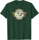 Indiana Jones and The Temple of Doom Vintage Flyer Badge T-Shirt - T-Shirt | Forest