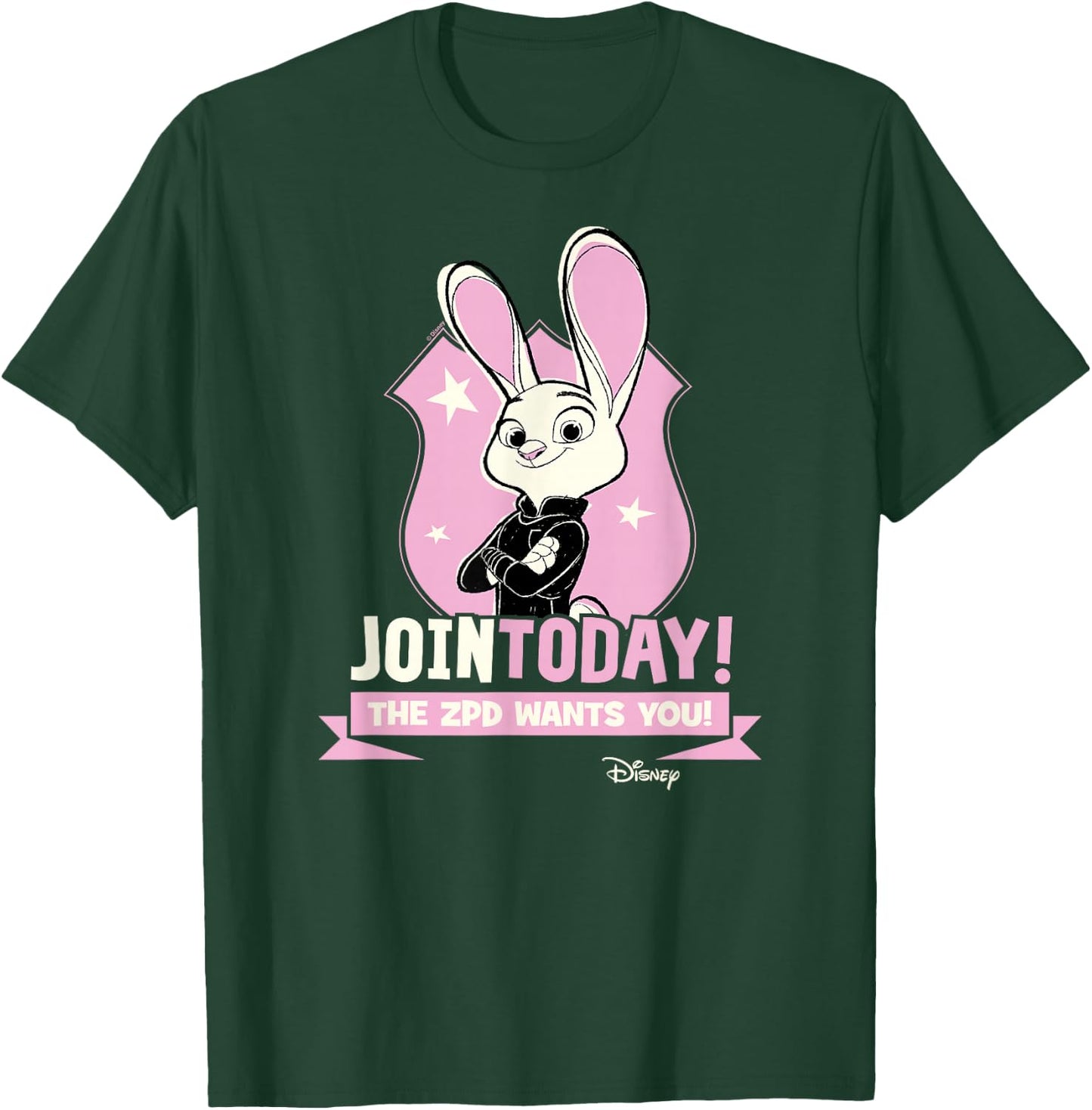 Zootopia - Judy Join Today The ZPD Wants You T-Shirt - T-Shirt | Forest