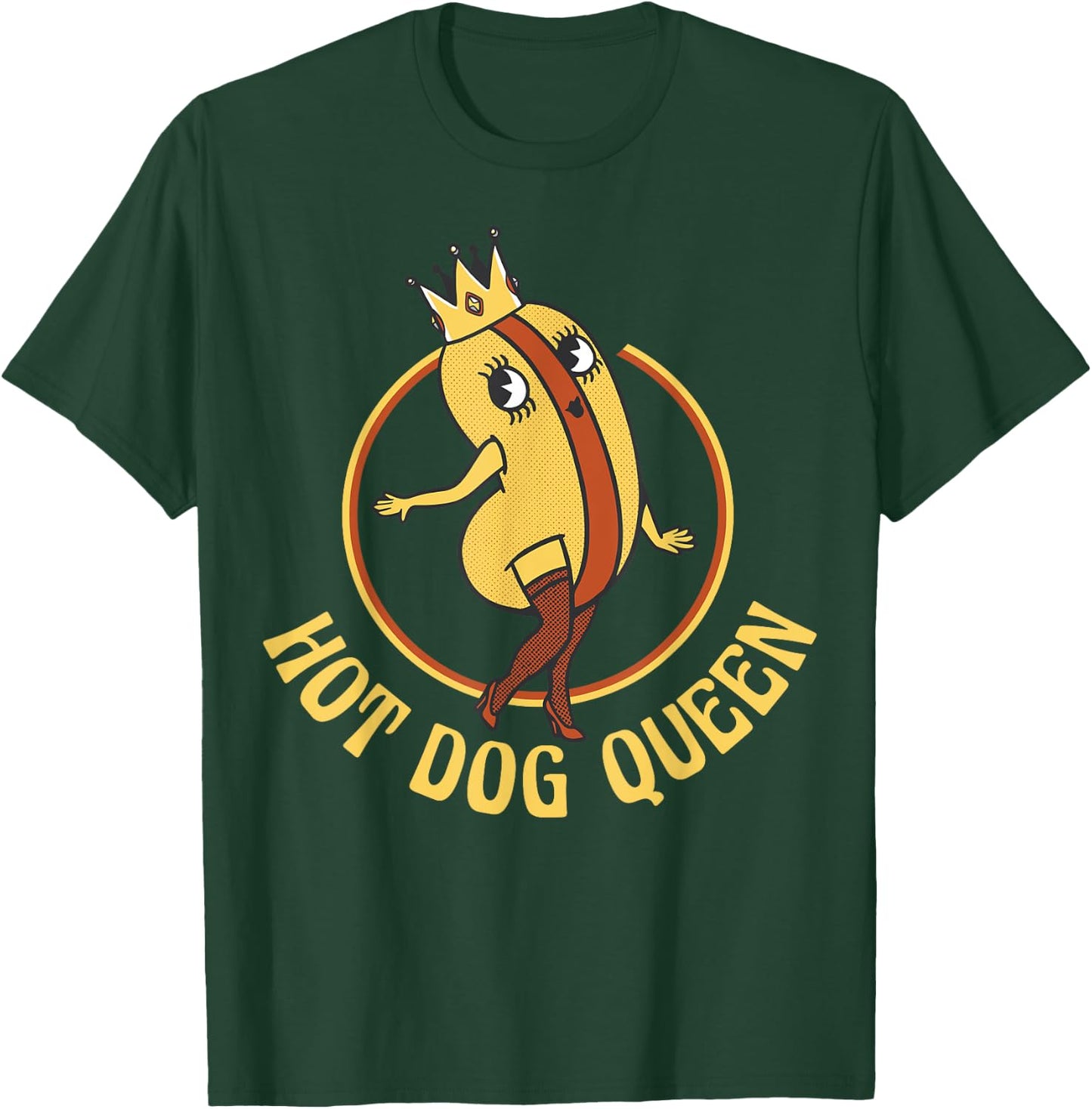 Hot Dog Queen T-Shirt - T-Shirt | Forest