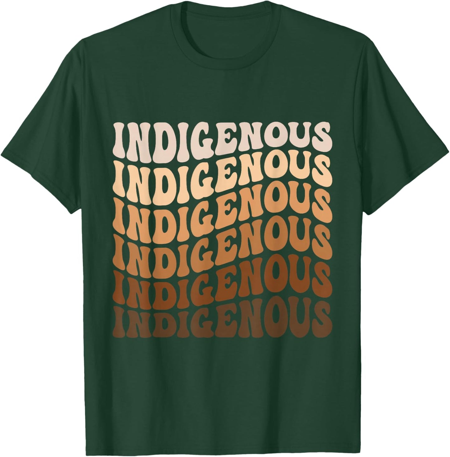 Native American Heritage American Indian Indigenous T-Shirt - T-Shirt | Forest