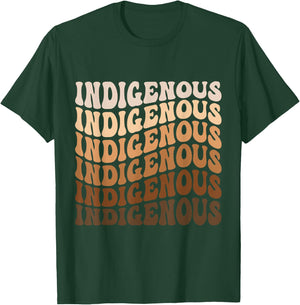 Native American Heritage American Indian Indigenous T-Shirt - T-Shirt | Forest