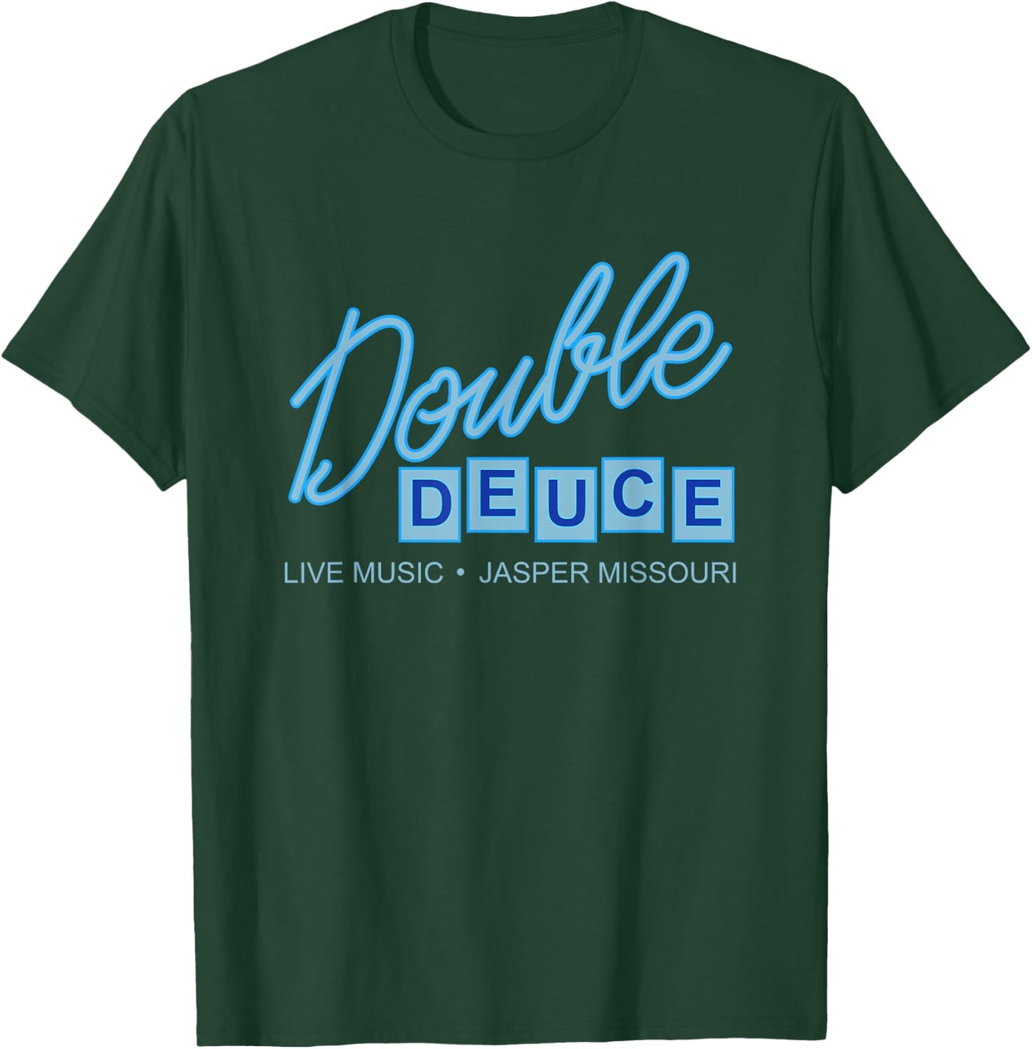 Double Deuce Bar - Jasper Missouri T-Shirt - T-Shirt | Forest