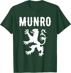 Munro Clan Scottish Family Name Scotland Heraldry T-Shirt - T-Shirt | Forest