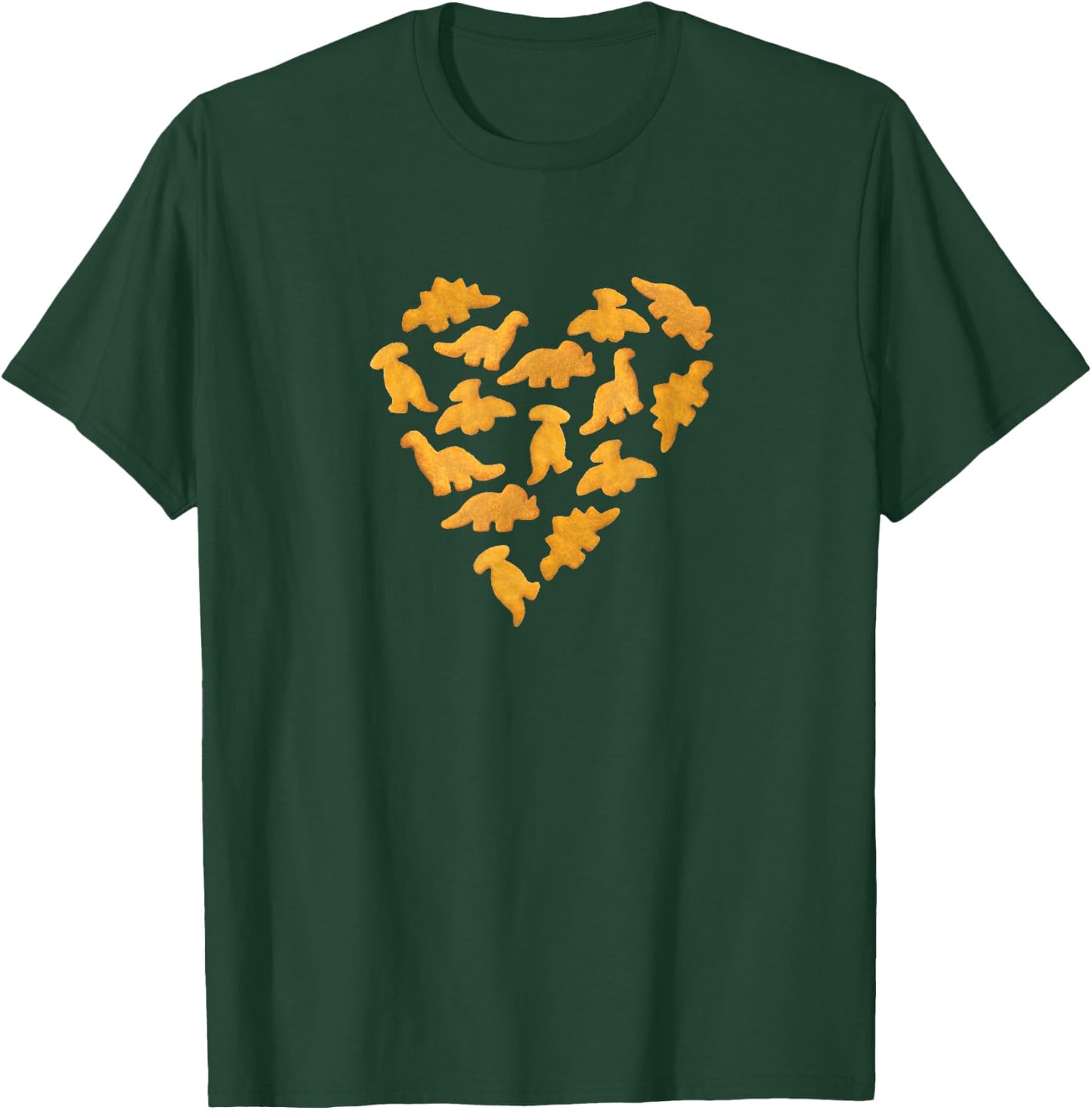 I Love Dino Chicken Nuggets Dinosaur Nuggets T-Shirt - T-Shirt | Forest