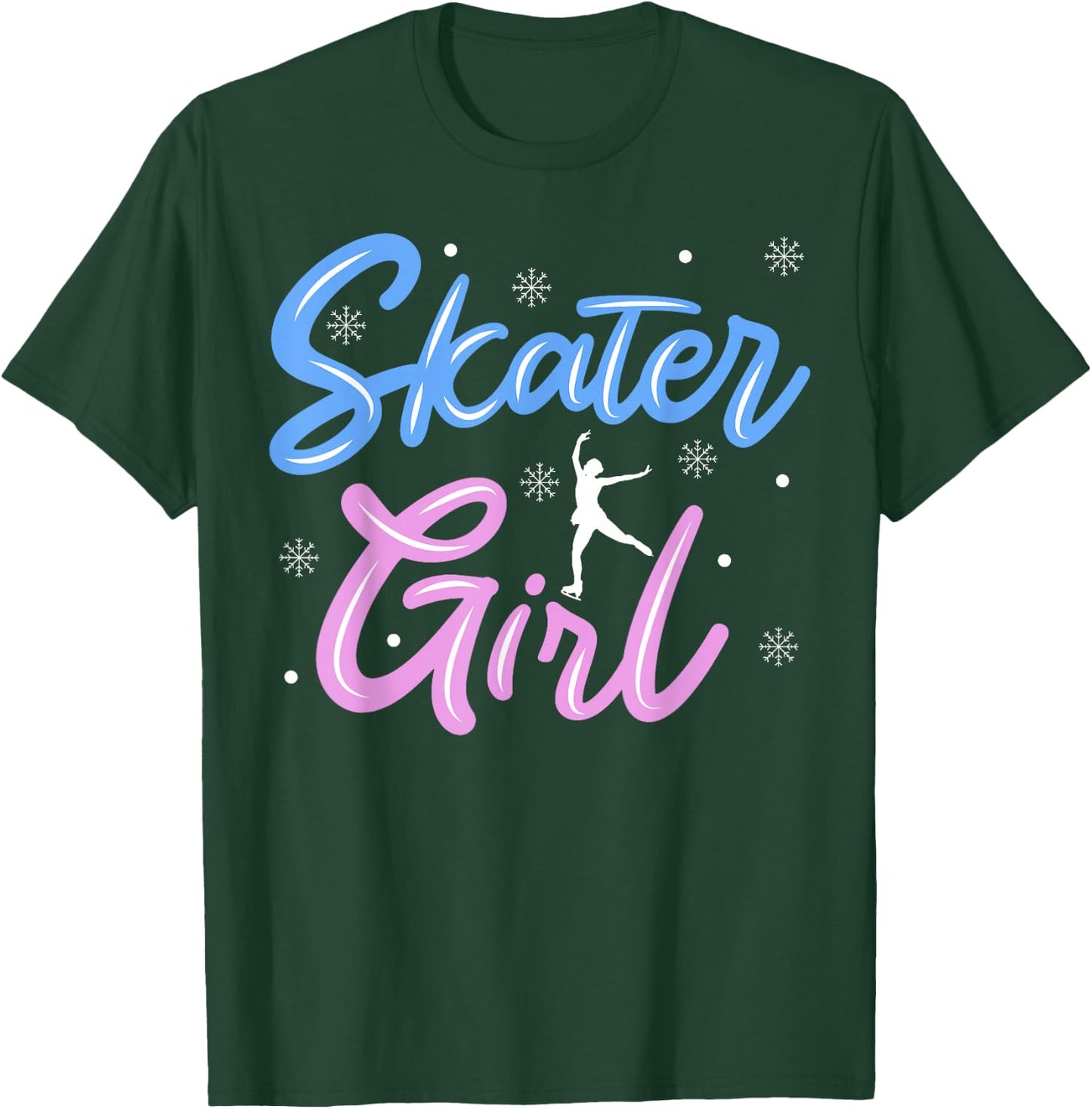 Skater Girl Ice Skating Figure Skating T-Shirt - T-Shirt | Forest