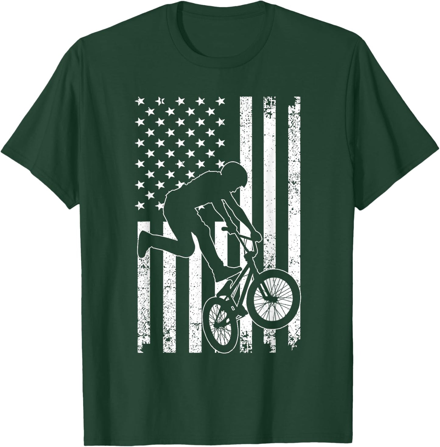 Best BMX Design Women BMX Bike Bicycle Rider Racing T-Shirt - T-Shirt | Forest
