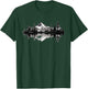 Mountain Landscape Reflection Forest Trees Outdoor Wildlife T-Shirt - T-Shirt | Forest