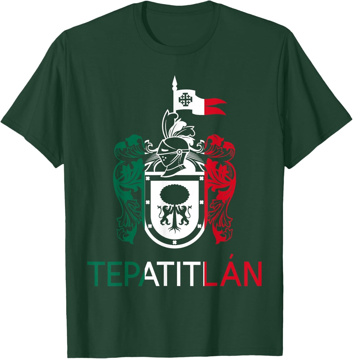 Tepatitlan Jalisco Estado De Mexico Escudo Eagle Aguila T-Shirt - T-Shirt | Forest