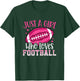Just A Girl Who Loves Football T-Shirt - T-Shirt | Forest