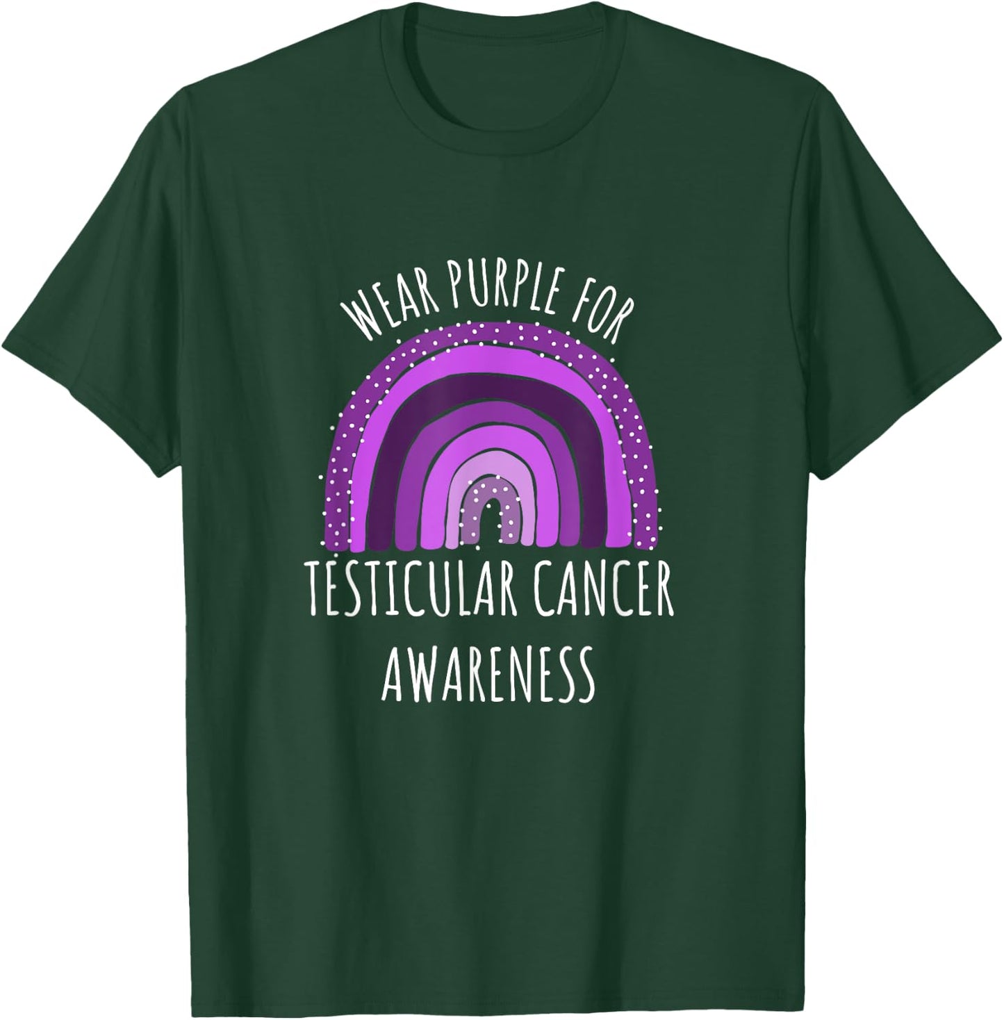 Wear Purple For Testicular Cancer Awareness Month T-Shirt - T-Shirt | Forest
