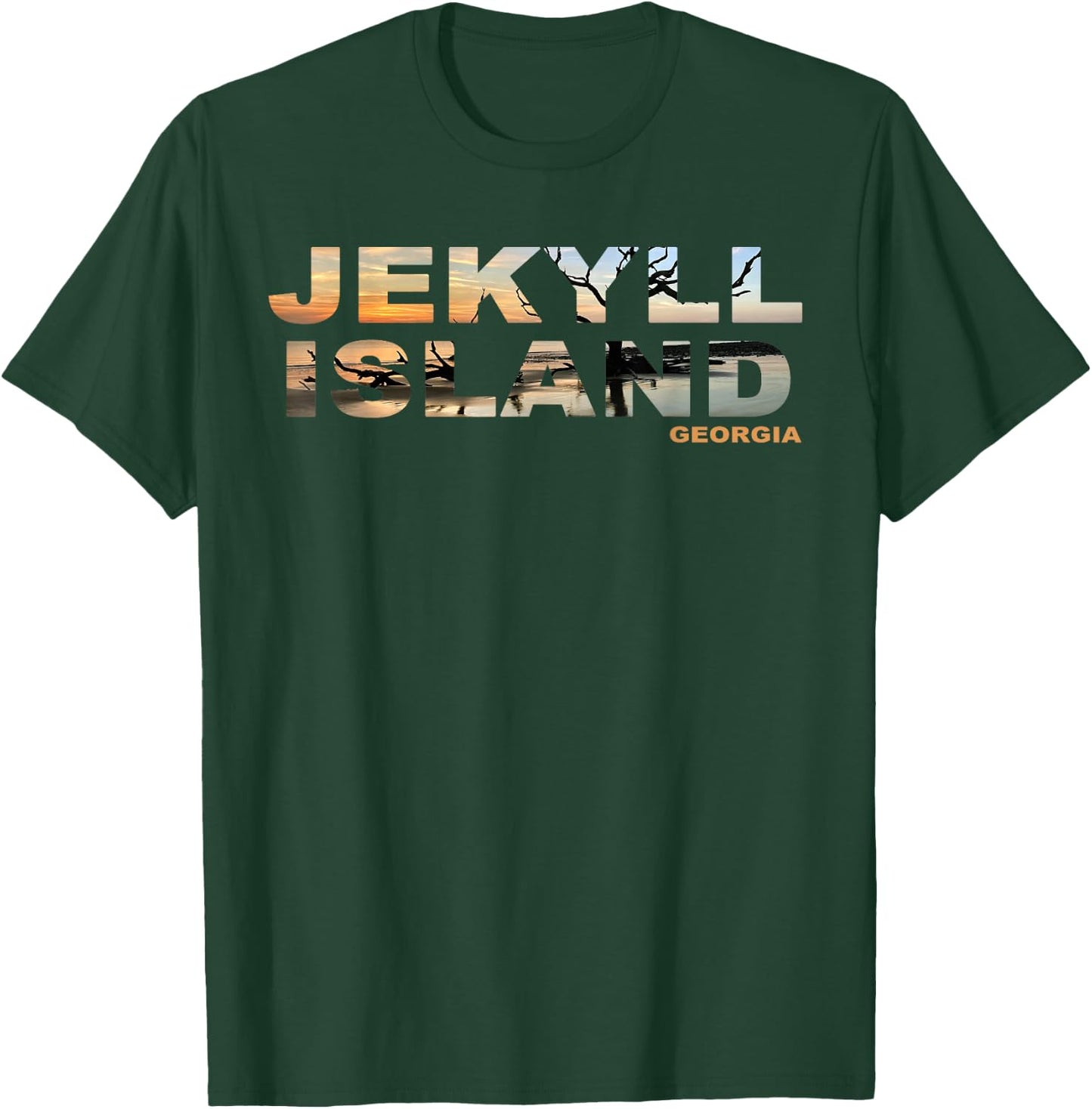 Jekyll Island Georgia Sea Turtle Beach Ocean Tourist Cute T-Shirt - T-Shirt | Forest