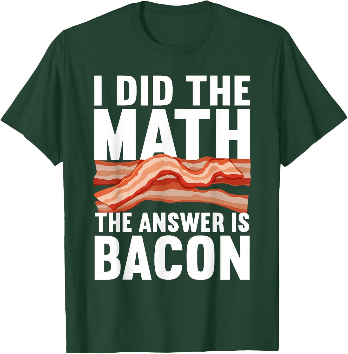 Best Bacon Art Women Food Pork Meat Bacon Lovers T-Shirt - T-Shirt | Forest