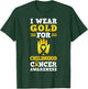I Wear Gold For Childhood Cancer Awareness T-Shirt - T-Shirt | Forest