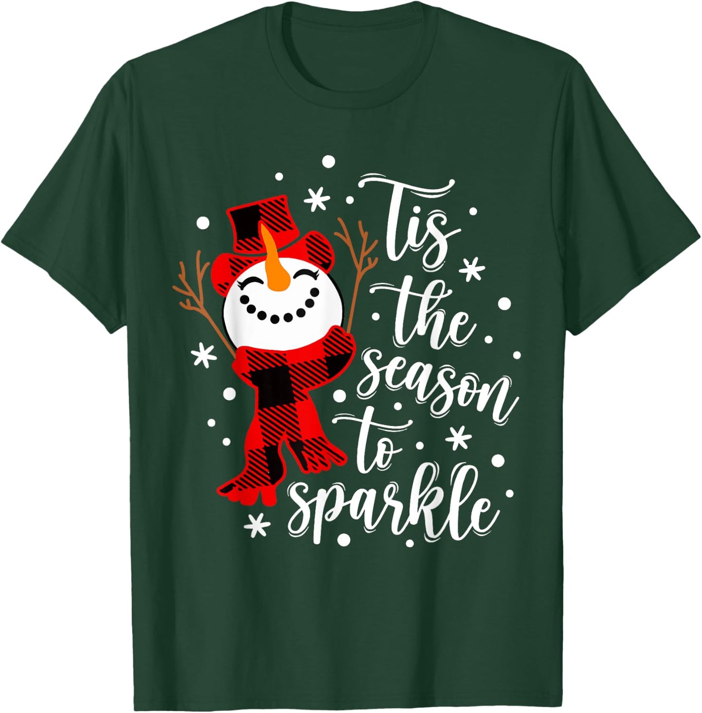 Tis The Season To Sparkle Matching Family T-Shirt - T-Shirt | Forest