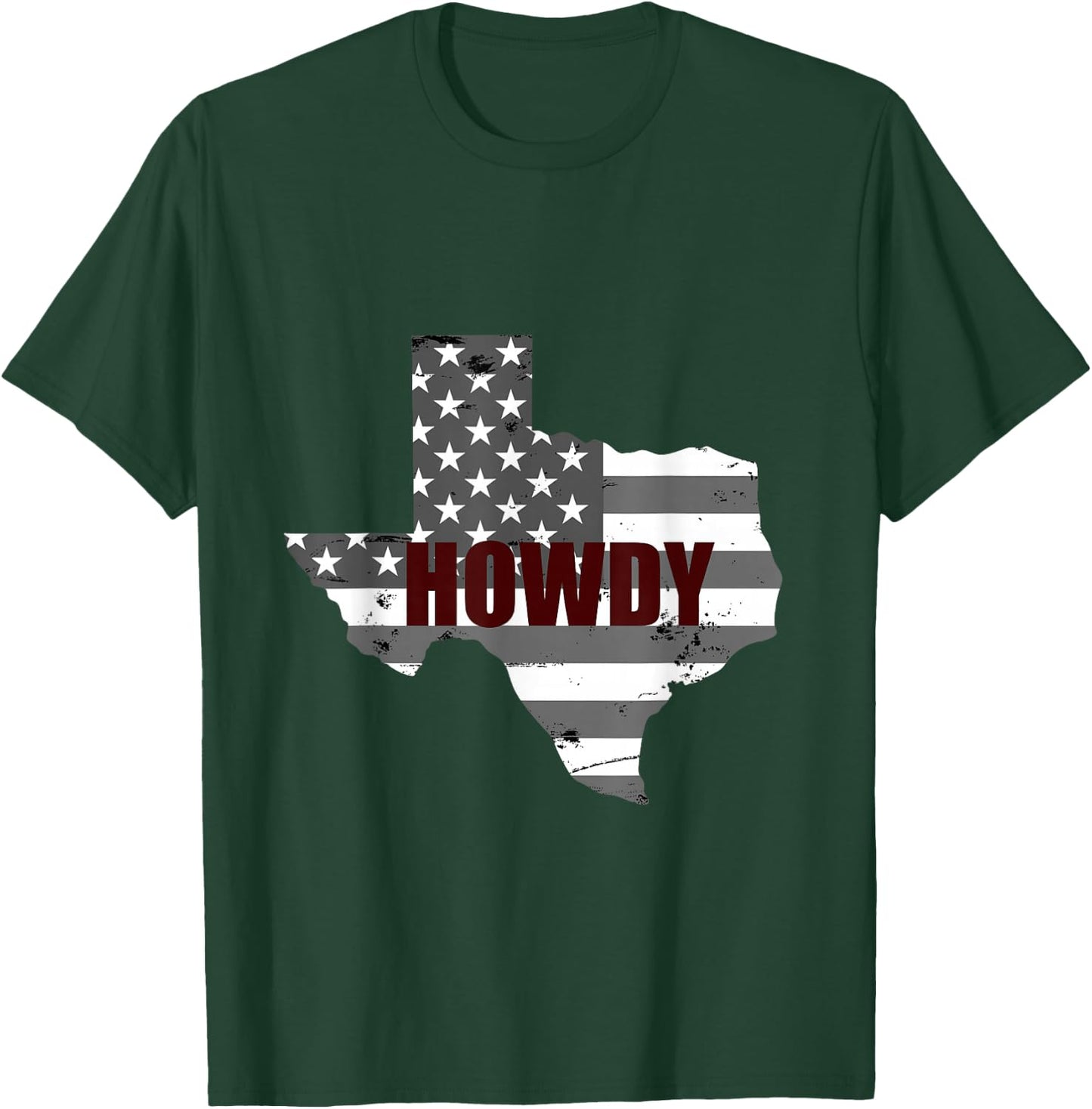 Texas Howdy USA American Flag Gig'em A&M T-Shirt - T-Shirt | Forest