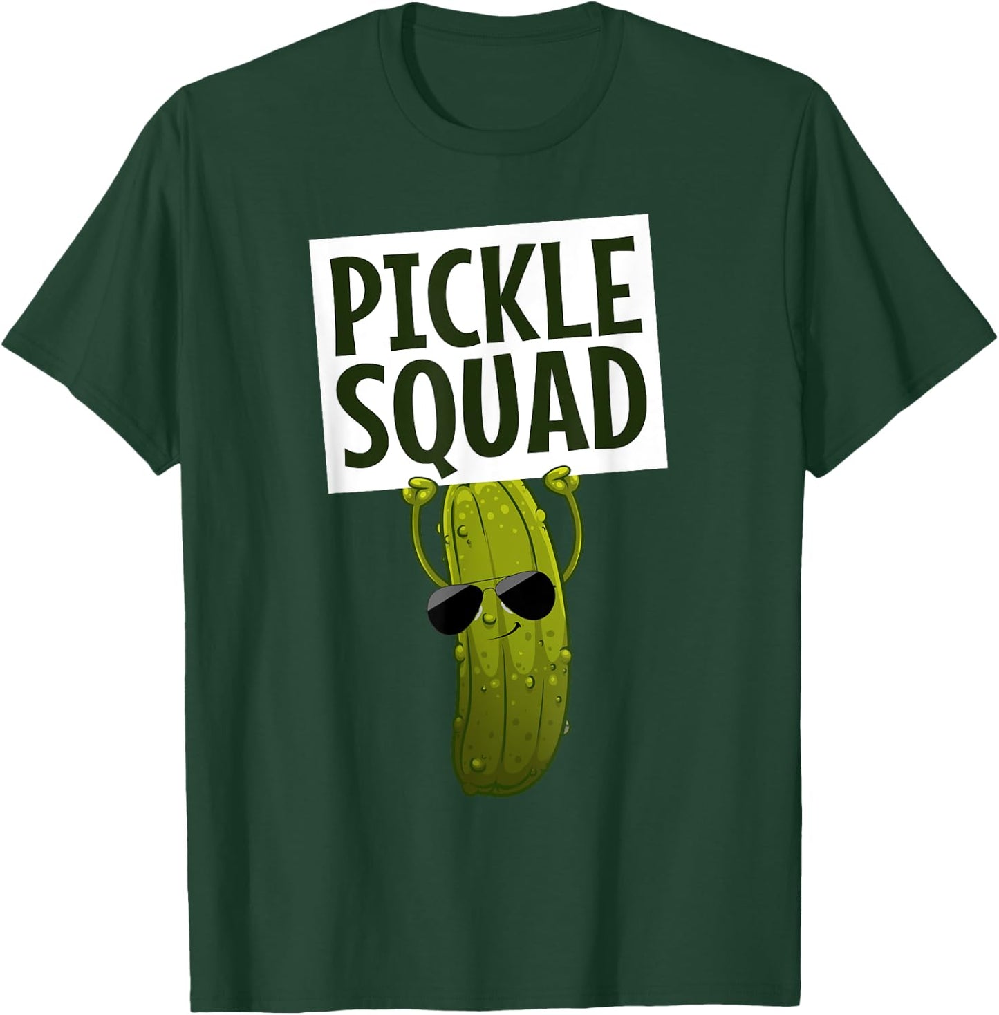 Cute Pickle Design Women Kids Cucumber Pickle Lover T-Shirt - T-Shirt | Forest