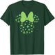 Disney Minnie Mouse Icon Shamrock Clovers St Patrick's Day T-Shirt - T-Shirt | Forest