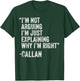 Callan Quote Funny Birthday Custom Name Idea Engineer T-Shirt - T-Shirt | Forest