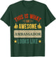 Ambassador gifts funny Ambassador quote T-Shirt - T-Shirt | Forest