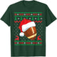 Funny Football Ugly Christmas Sweater Boys Sports Xmas T-Shirt - T-Shirt | Forest