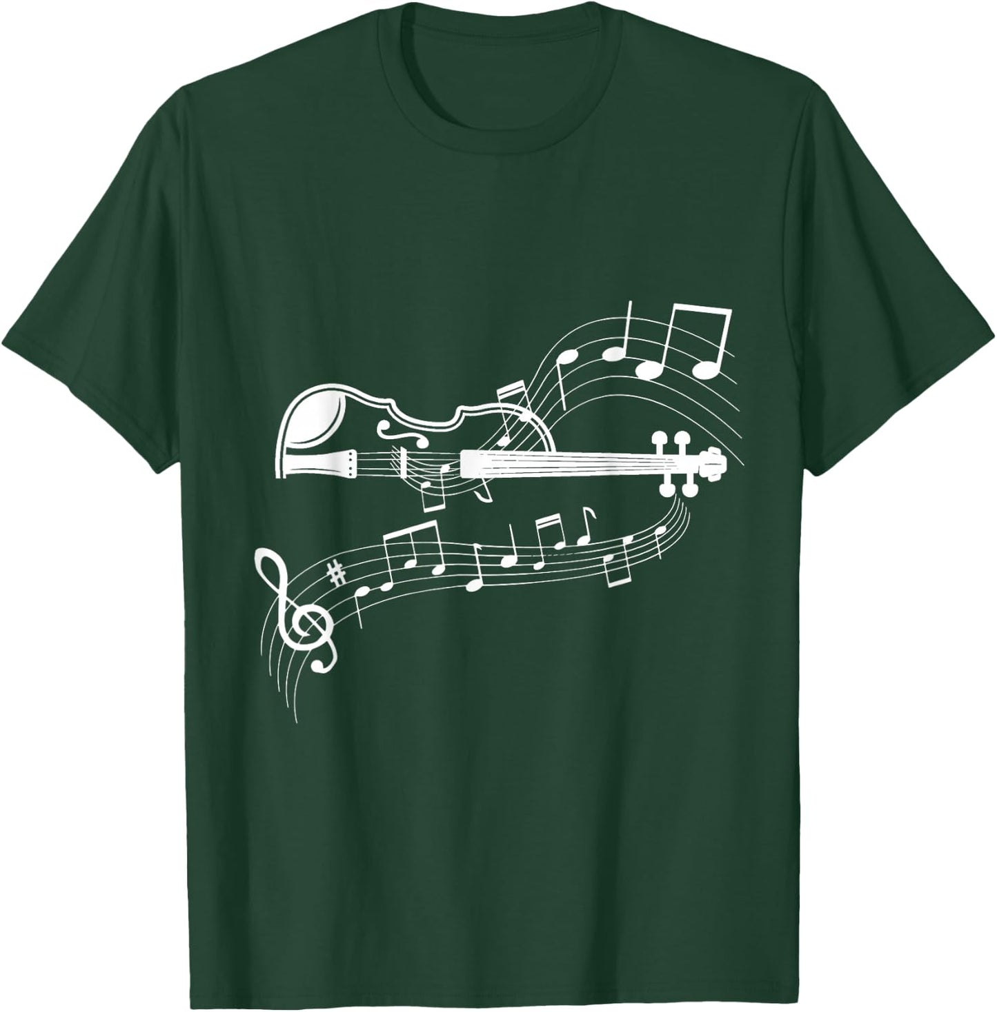 Musical Sheet Music Musicians Clef Sheet Music T-Shirt - T-Shirt | Forest
