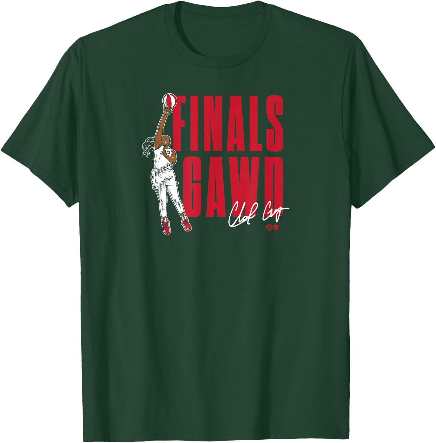 Chelsea Gray - Finals Gawd - Las Vegas Basketball T-Shirt - T-Shirt | Forest