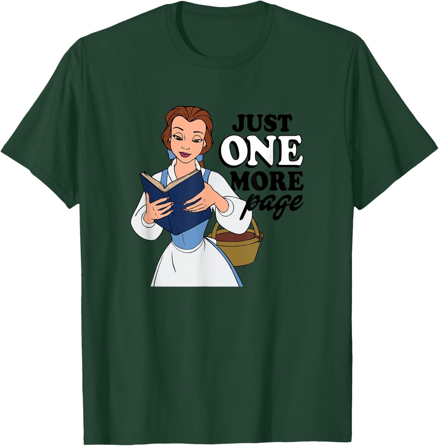 Disney Princess - Belle Just One More Page T-Shirt - T-Shirt | Forest
