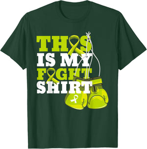 This Is My Fight Shirt Lymphoma Fighter Support Strong T-Shirt - T-Shirt | Forest