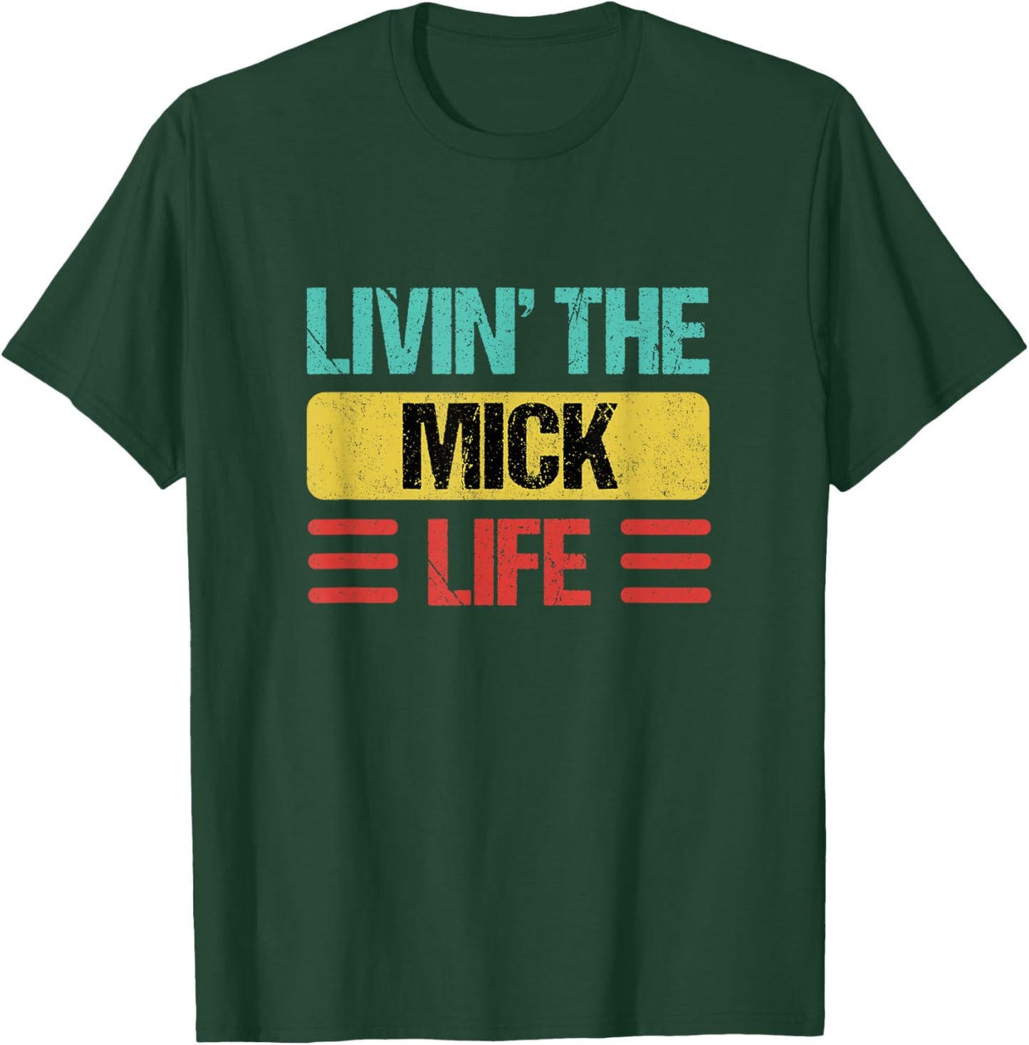 Mick Name T-Shirt - T-Shirt | Forest