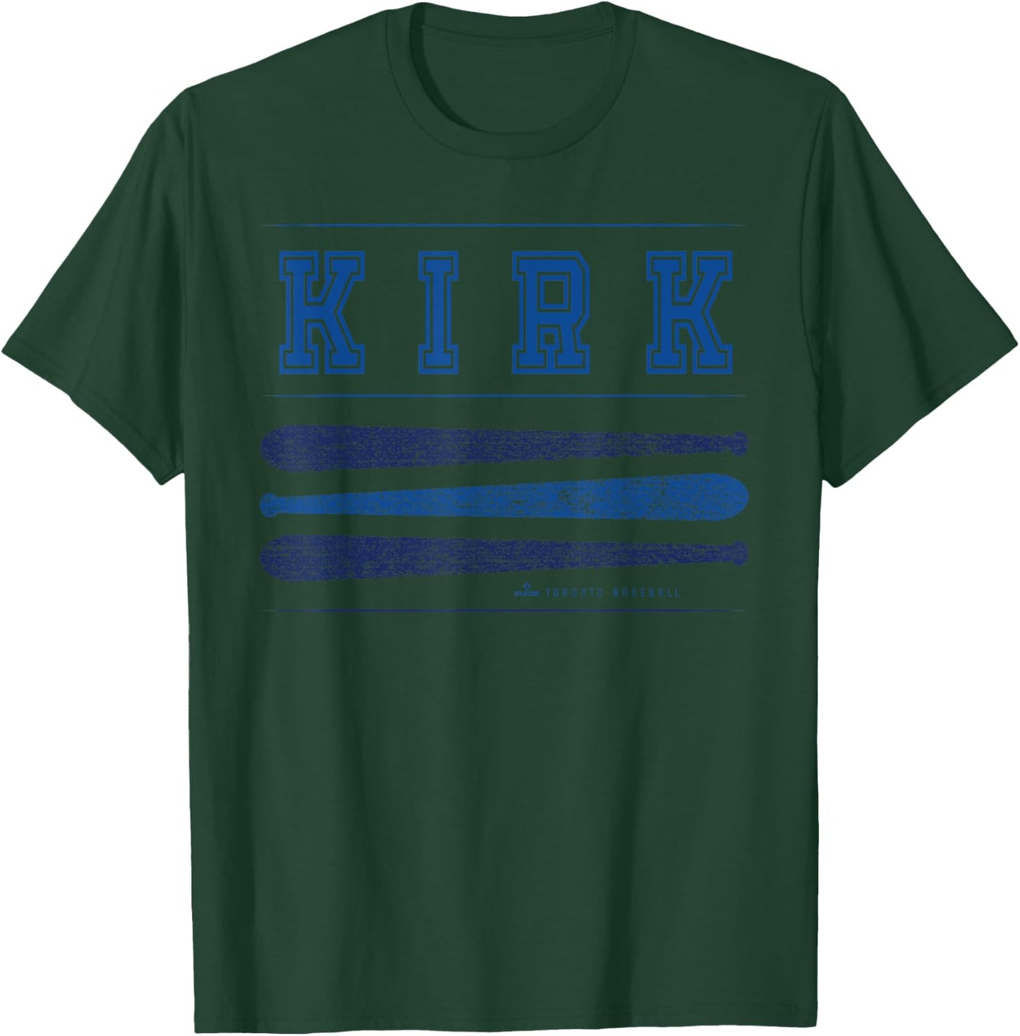 Vintage Baseball Bat Gameday Alejandro Kirk Toronto MLBPA T-Shirt - T-Shirt | Forest